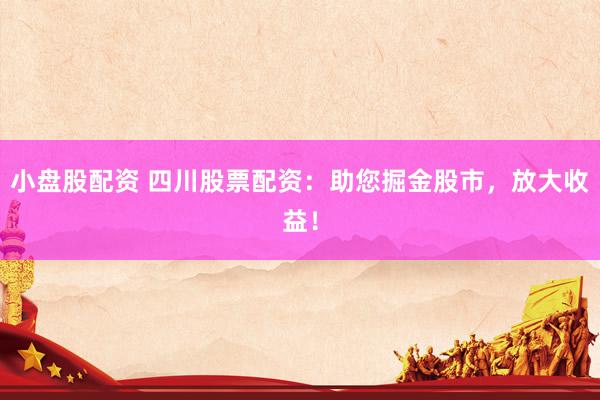 小盘股配资 四川股票配资：助您掘金股市，放大收益！