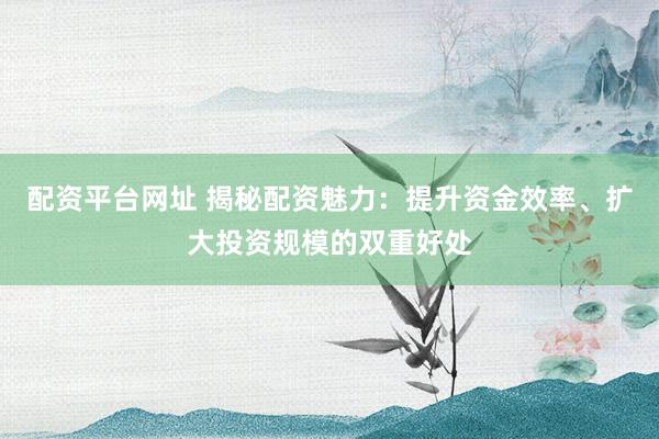 配资平台网址 揭秘配资魅力：提升资金效率、扩大投资规模的双重好处