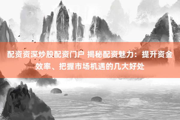 配资资深炒股配资门户 揭秘配资魅力：提升资金效率、把握市场机遇的几大好处