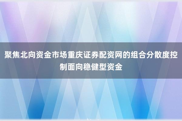 聚焦北向资金市场重庆证券配资网的组合分散度控制面向稳健型资金